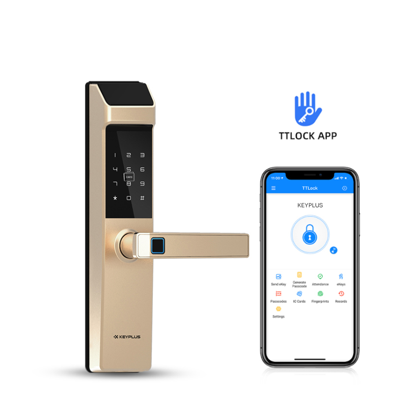 Smart Lock With TT Lock APP Bluetooth Control Fingerprint Electronic Safe Door Lock