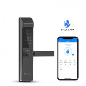 China Supplier The Digital Lock -
 New Arrival N3T With TT Lock APP Bluetooth Control Fingerprint Locks Short – KEYPLUS