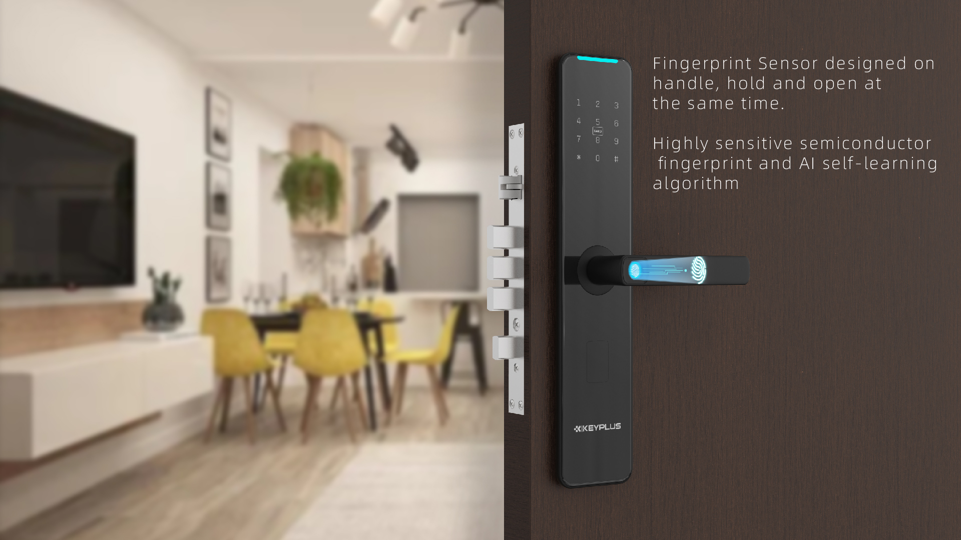 Electronic fingerprint smart lock