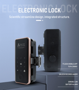 G3 – Glass Door Lock App Fingerprint Remote Unlocking Full Function Doorbell Smart Lock