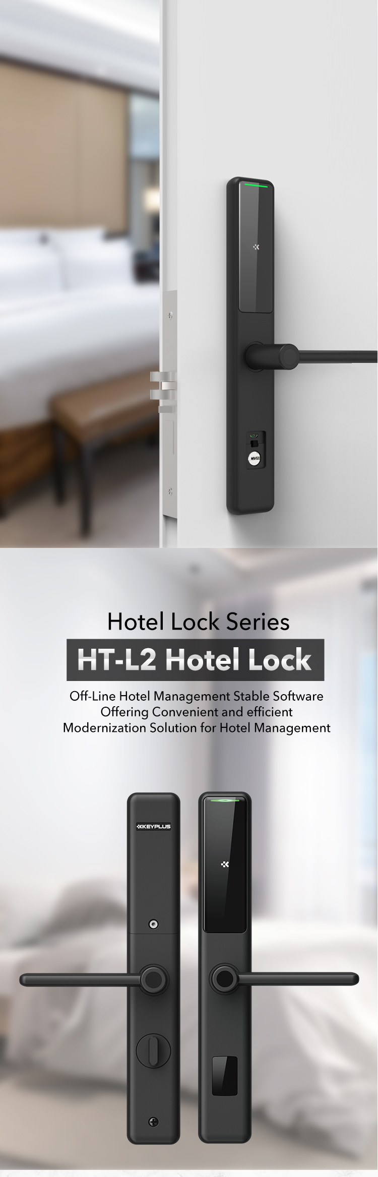 HT-L2 Mifare Rfied Key Card Hotel Lock