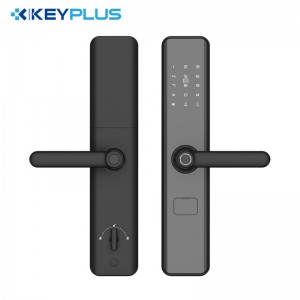 K6 – Splendid Appearance Fingerprint Mobile NFC Opening Electronic Door Lock with Doorbell