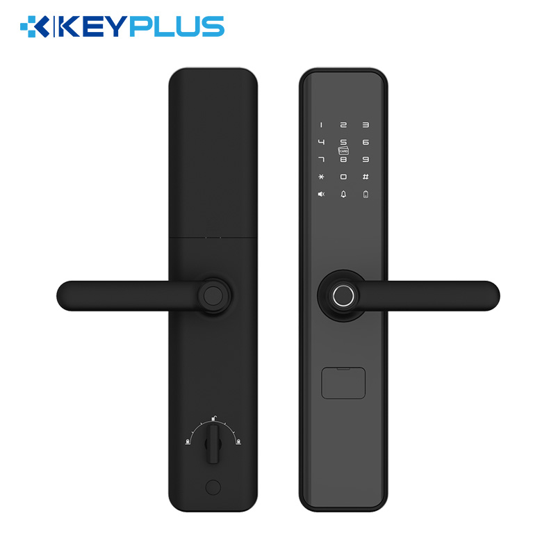 China Wholesale Password Wifi Door Lock Products - K6 – Splendid Appearance Fingerprint Mobile NFC Opening Electronic Door Lock with Doorbell – KEYPLUS