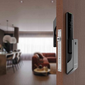 KX2 – NEW Innovative Design Push-pull Automatic Mortise Fingerprint App Smart Door Lock