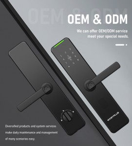 KX1- NEW Ultra-thin Superior Design Multi-functional Fingerprint Smart Lock