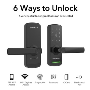 T1 – NEW ARRIVAL Over-value Full Functional App Controlled Fingerprint Electronic Smart Door Lock