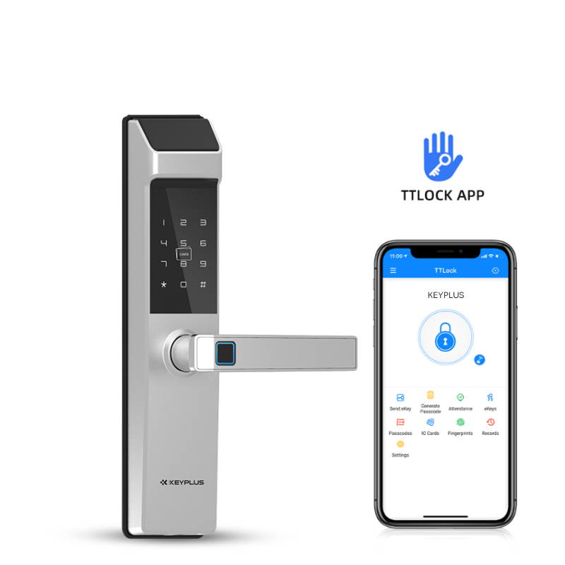 OEM CE Certification Quality 13.56mhz Bluetooth Lock Manufacturers -
 N3T With TT Lock APP Bluetooth Control Fingerprint Electronic Safe Door Lock – KEYPLUS