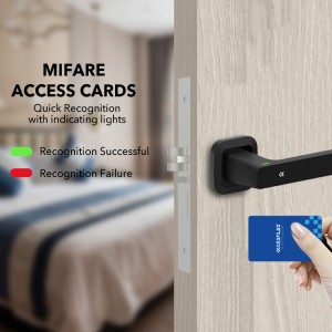 HT-R6 – Only Handle Design Minimalist Style RFID Card Unlocking Hotel Lock